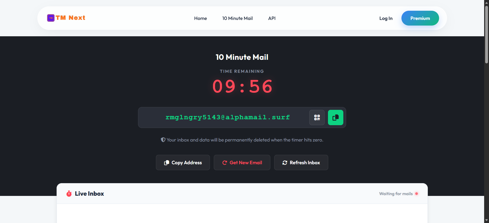 What is the 10-Minute Email on TM Next? A Complete Guide